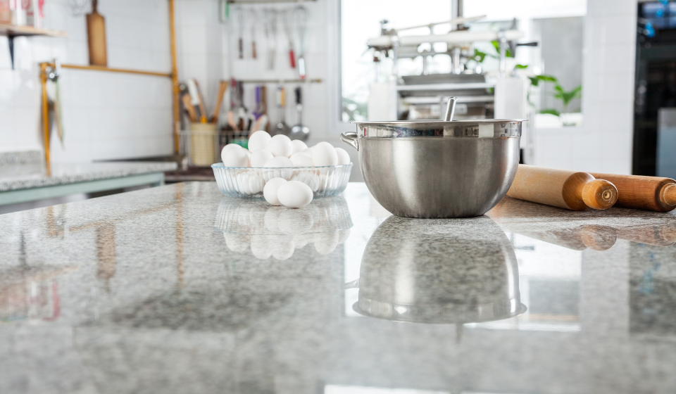 Baking Goods on Kitchen Countertop