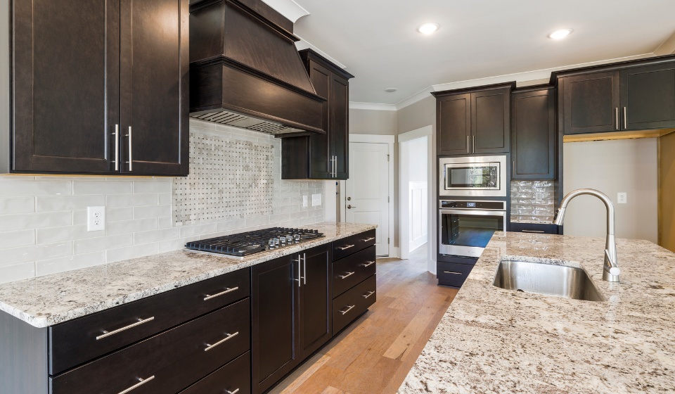 Kitchen Countertops in New Build Home
