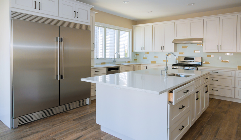 LVP Flooring In Kitchen